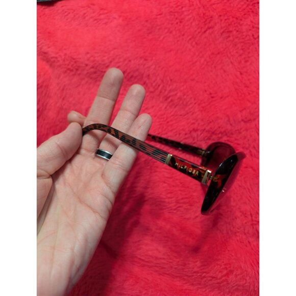 Tommy Hilfiger Leopard Tortoise Oversized Sunglasses Brown Gradient Women’s - Picture 4 of 5